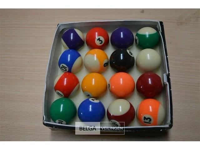 Mini biljartballen - afbeelding 2 van  2