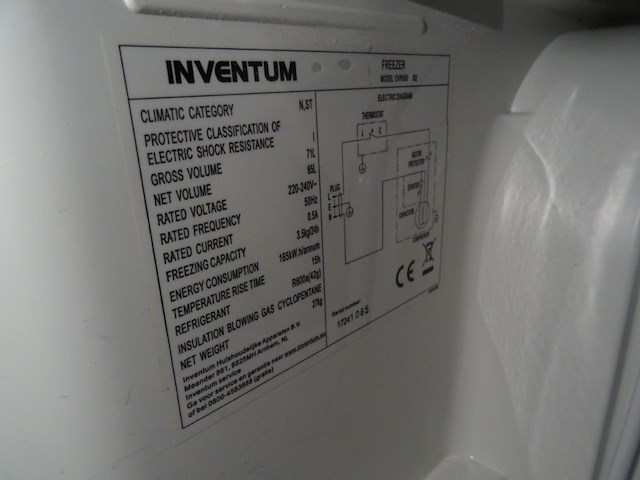 Mini-diepvriezer inventum - afbeelding 3 van  4