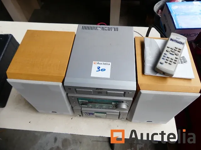 Mini jvc hifi-systeem - afbeelding 4 van  4