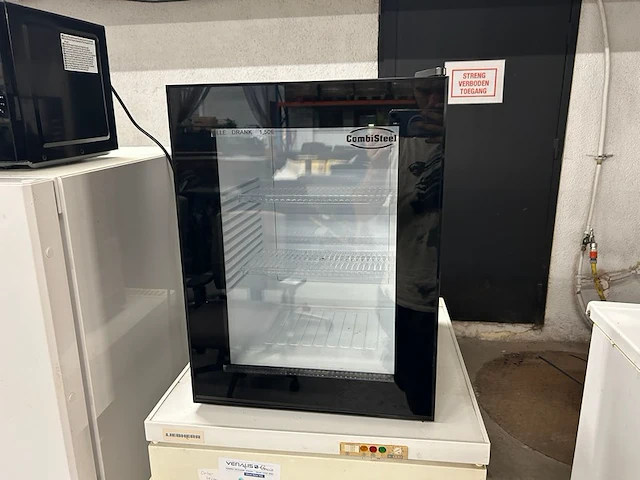 Mini koelkast combi steel - afbeelding 1 van  5