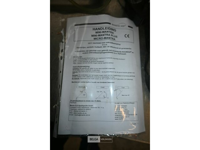 Mini-mantra machine voor onkruidverdelging - afbeelding 5 van  5