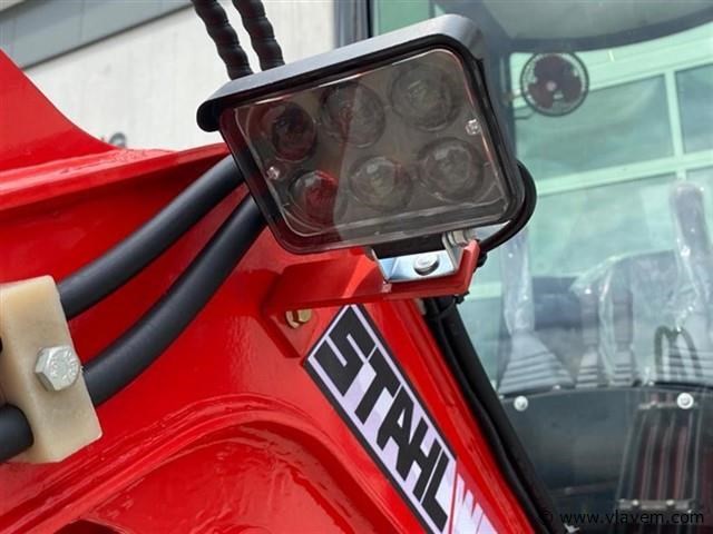 Mini rupsgraafmachine stahlworks hl320 rood - afbeelding 7 van  15