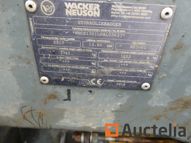Mini-rupsgraafmachine wacker neuson ez17 - afbeelding 13 van  20