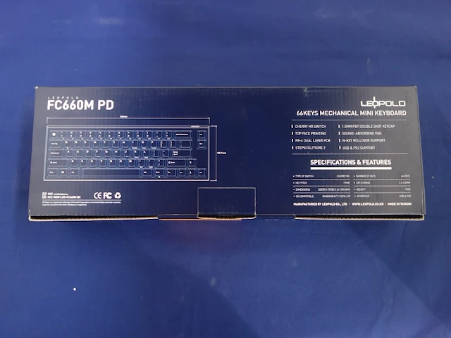 Mini toetsenbord leopold 66keys - afbeelding 3 van  4