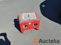 Mini zandstralen cabine metaal werkt cat210