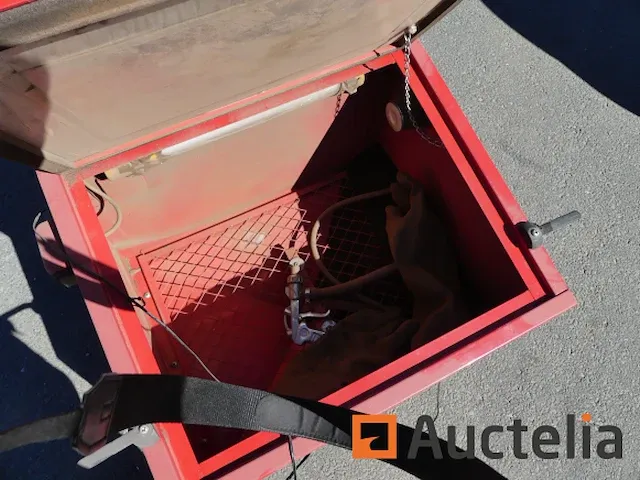 Mini zandstralen cabine metaal werkt cat210 - afbeelding 3 van  4