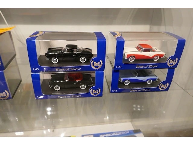 Miniatuur autos - 8 stuks bos - green light - afbeelding 2 van  4