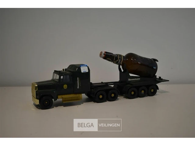 Miniatuur reclame truck&trailer altenmünster bier - afbeelding 1 van  2