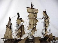 Miniatuur zeilschip great republic - afbeelding 2 van  4