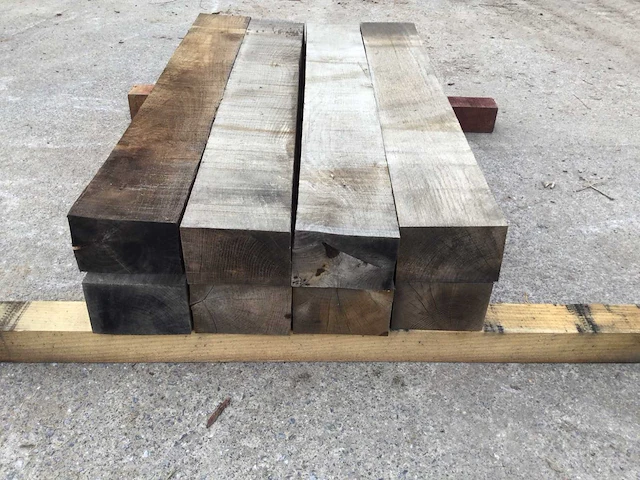Minibiels eiken 1000 x 145 x 95 mm (8x) - afbeelding 2 van  4