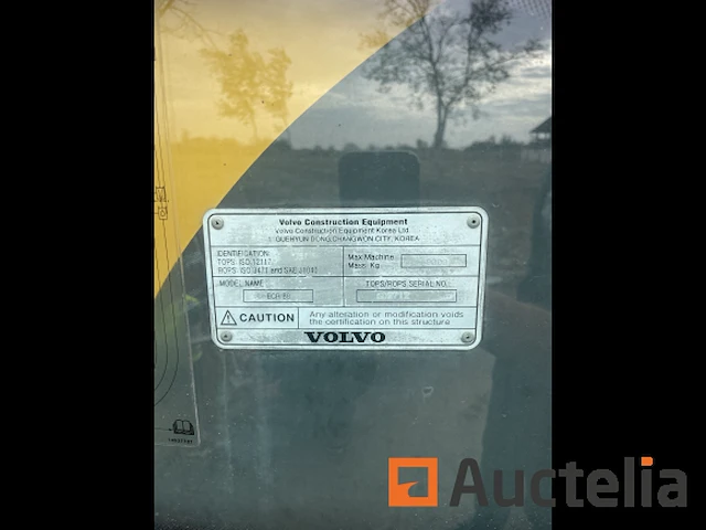 Minigraafmachine - volvo ecr88 ecr88 plus - afbeelding 2 van  10