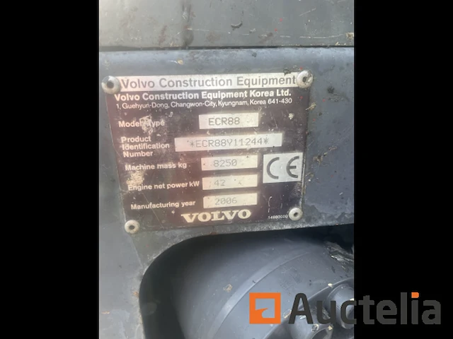 Minigraafmachine - volvo ecr88 ecr88 plus - afbeelding 10 van  10