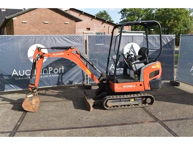 Minigraafmachine kubota kx016-4 diesel - afbeelding 1 van  1