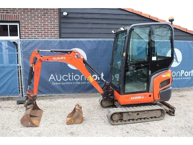 Minigraafmachine kubota kx016-4 diesel - afbeelding 1 van  1