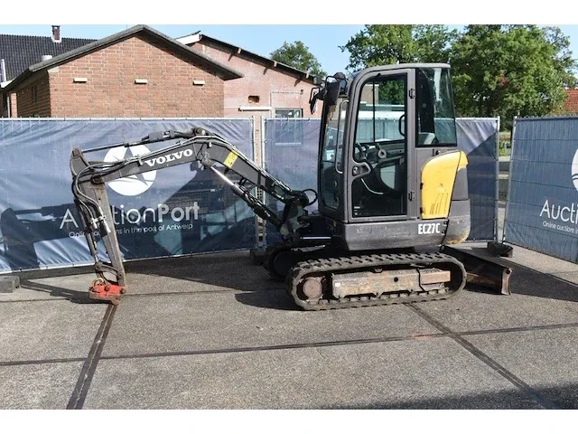 Minigraafmachine volvo ec27c diesel - afbeelding 1 van  1