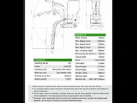 Minigraver 1000kg 10pk nieuw