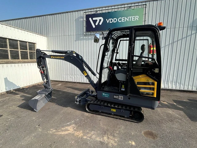 Minigraver eurotrac he18c diesel nieuw - afbeelding 1 van  1