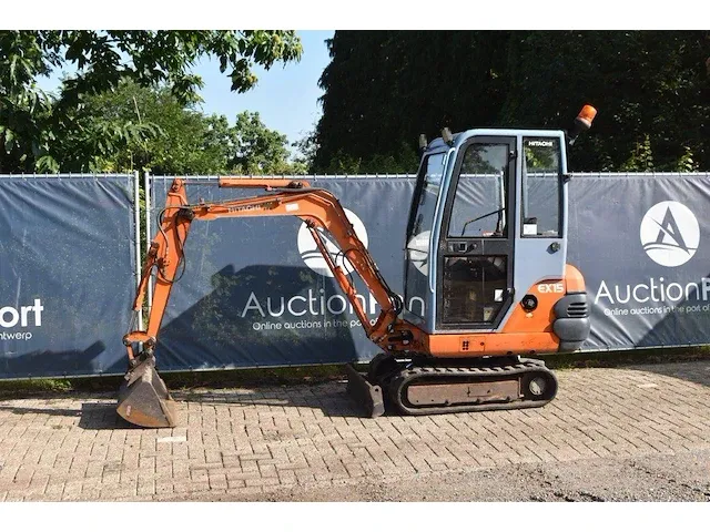Minigraver hitachi ex15-2 diesel - afbeelding 1 van  1