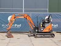 Minigraver hitachi zx17u diesel 11kw 2007 - afbeelding 1 van  1