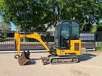 Minigraver jcb 16c-1 t3 diesel 12.2kw 2020 - afbeelding 1 van  1