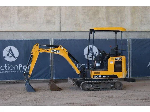 Minigraver jcb 16c-1 t3 diesel - afbeelding 1 van  1