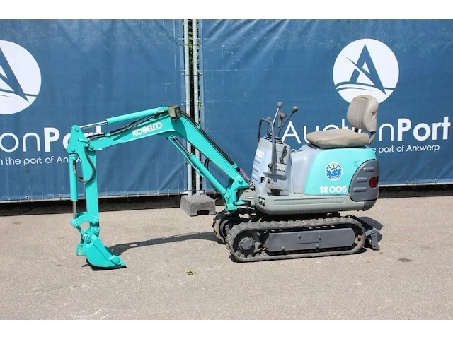 Minigraver kobelco sk005 diesel - afbeelding 1 van  1