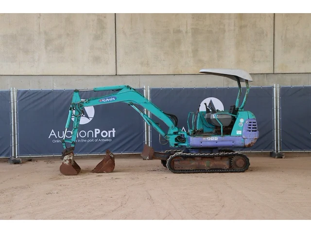 Minigraver kubota k-022 diesel - afbeelding 1 van  1