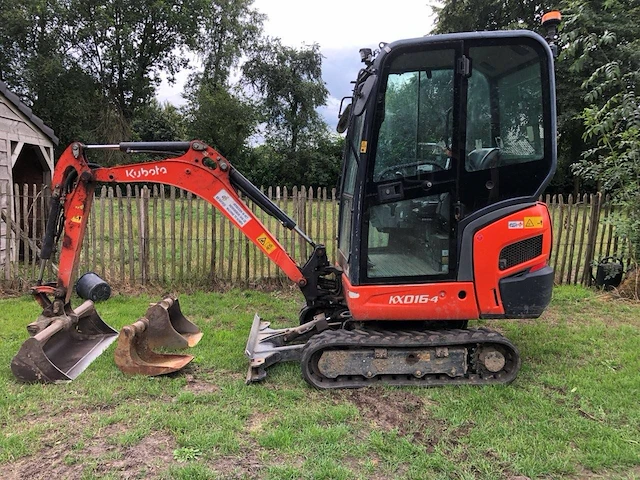 Minigraver kubota kx016-4 diesel 9.6kw 2018 - afbeelding 1 van  1