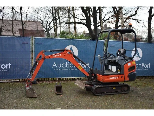 Minigraver kubota kx016-4 diesel - afbeelding 1 van  1