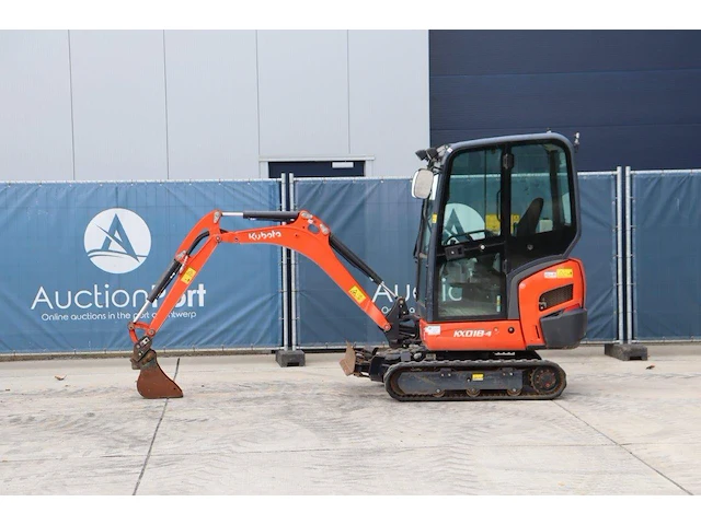 Minigraver kubota kx018-4 diesel - afbeelding 1 van  1