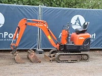 Minigraver kubota u10-3 diesel 10pk - afbeelding 1 van  1