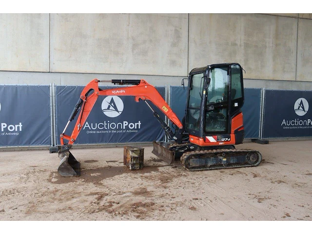 Minigraver kubota u27-4 diesel 2014 - afbeelding 1 van  1