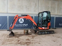 Minigraver kubota u27-4 diesel 2014 - afbeelding 1 van  1