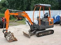 Minigraver takeuchi tb016 diesel 14pk 2011