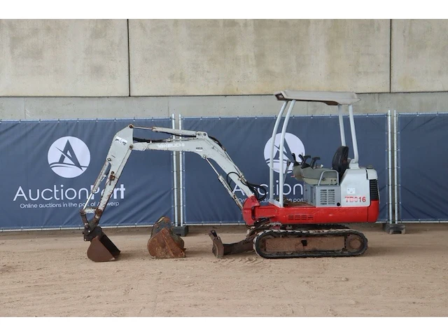 Minigraver takeuchi tb016 diesel 2008 - afbeelding 1 van  1