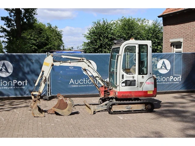 Minigraver takeuchi tb016 diesel 2009 - afbeelding 1 van  1