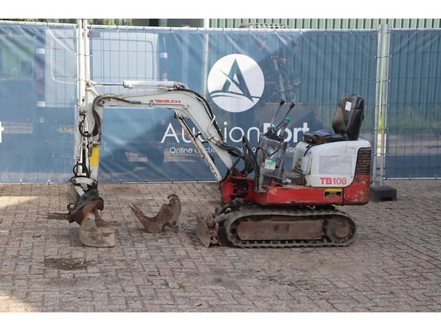 Minigraver takeuchi tb108 diesel 2006 - afbeelding 1 van  1