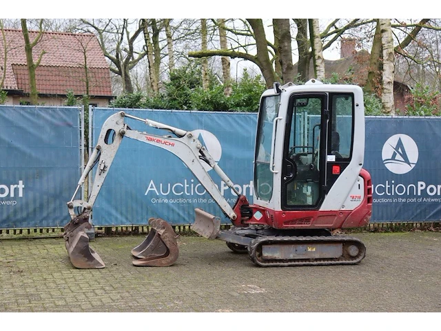 Minigraver takeuchi tb216 diesel 2014 - afbeelding 1 van  1