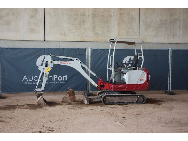 Minigraver takeuchi tb216 diesel 2016 - afbeelding 1 van  1