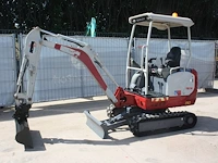Minigraver takeuchi tb216 diesel 2018 - afbeelding 1 van  1