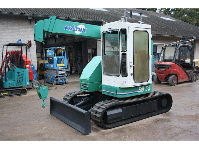 Minikraan hanix c-3 diesel 2930kg 11m - afbeelding 1 van  1