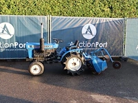 Minitractor iseki tx1410 diesel met grondfrees (marge)