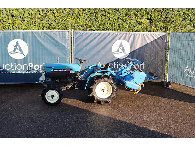 Minitractor mitsubishi d1450fd diesel met grondfrees - afbeelding 1 van  1
