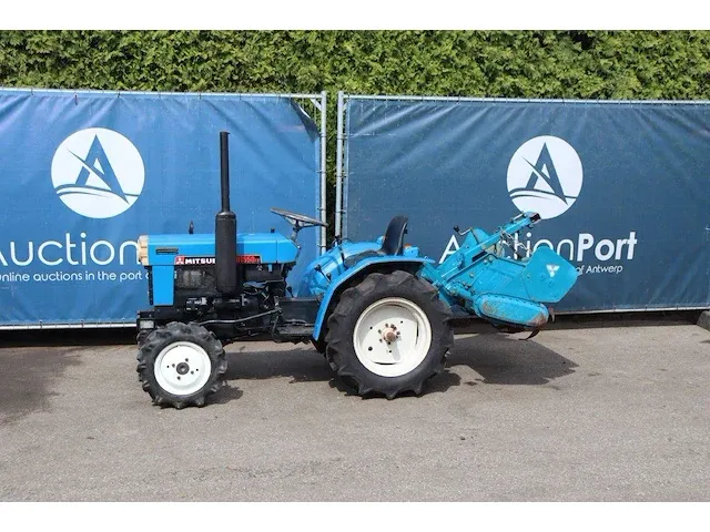 Minitractor mitsubishi d1550fd diesel 15pk met frees - afbeelding 1 van  1