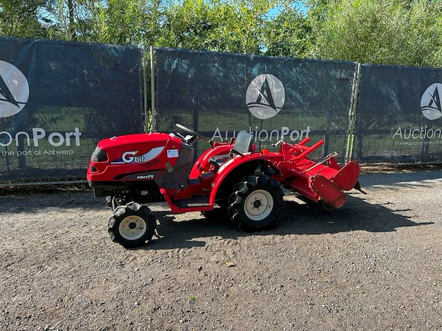 Minitractor mitsubishi mmt15 diesel met grondfrees mitsubishi rp110s - afbeelding 1 van  1