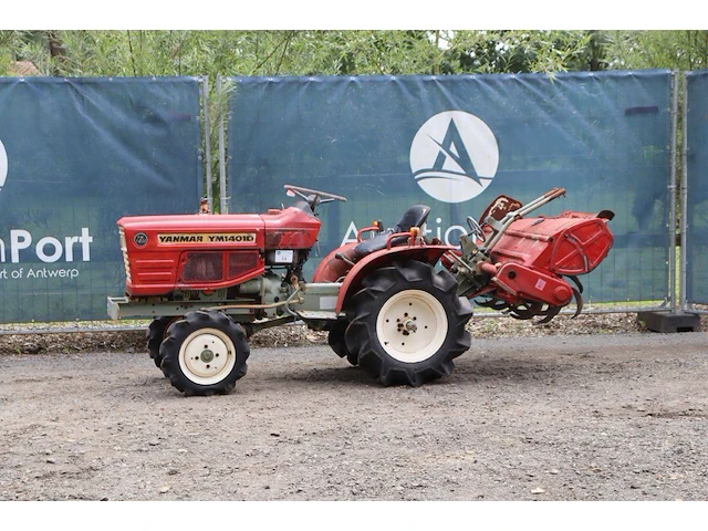 Minitractor yanmar ym1401d diesel 14pk met grondfrees - afbeelding 1 van  1