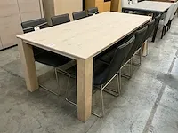 Mintjens alpina interieurtafel pure white wash 220cm x 95cm