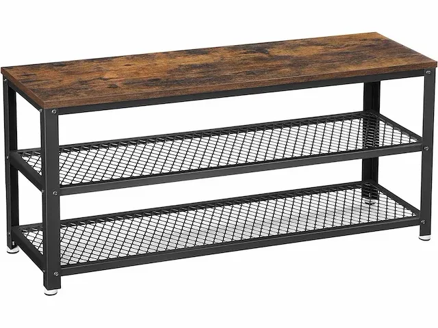 Mira home - schoenenbank - schoenenrek - schoenenkast - opbergrek - 100x30x45 - afbeelding 1 van  3