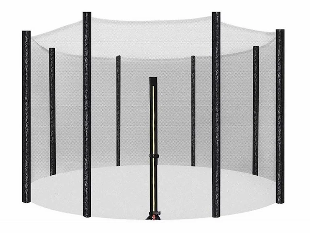 Mira home - veiligheidsnet voor trampoline - vervangend net - tuin - pe-net - zwart - 305 cm - afbeelding 1 van  3