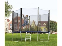 Mira home - veiligheidsnet voor trampoline - vervangend net - tuin - pe-net - zwart - 305 cm - afbeelding 2 van  3